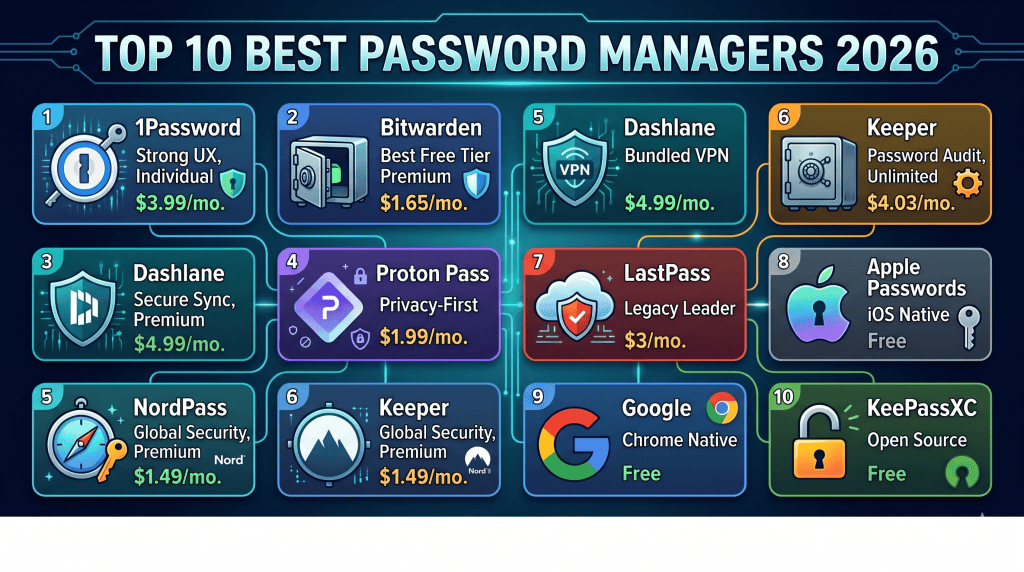 Best Password Manager for Teams 2026: 10 Picks + Compliance Map